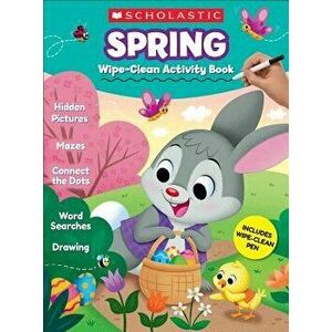 Spring Wipe-Clean Activity Book, Spiral - *** imagine
