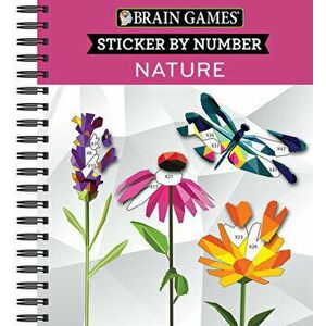 Brain Games - Sticker by Number: Nature - 2 Books in 1, Spiral - *** imagine