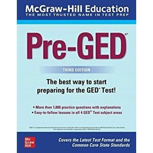 McGraw-Hill Education Pre-Ged, Third Edition, Paperback - *** imagine
