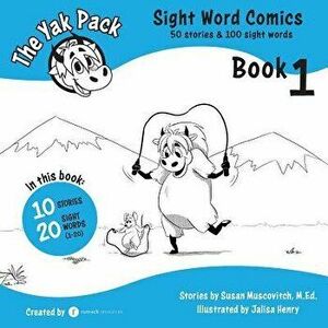 The Yak Pack: Sight Word Comics: Book 1: Comic Books to Practice Reading Dolch Sight Words (1-20), Paperback - Rumack Resources imagine