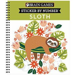 Brain Games - Sticker by Number: Sloth, Spiral - *** imagine