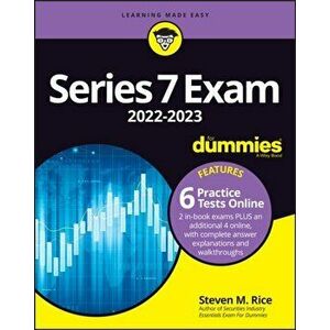 Series 7 Exam 2022-2023 for Dummies with Online Practice Tests, Paperback - Steven M. Rice imagine