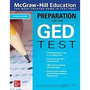 McGraw-Hill Education Preparation for the GED Test, Fourth Edition, Paperback - *** imagine