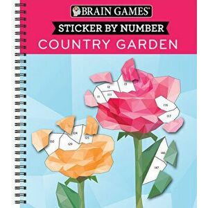 Brain Games - Sticker by Number: Country Garden, Spiral - *** imagine