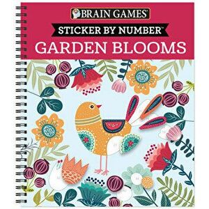 Brain Games - Sticker by Number: Garden Blooms, Spiral - *** imagine