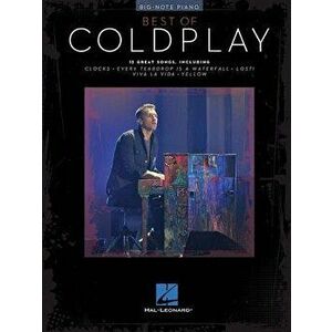 Best of Coldplay for Big-Note Piano, Paperback - *** imagine