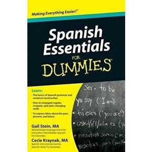 Spanish Essentials for Dummies, Paperback - Gail Stein imagine