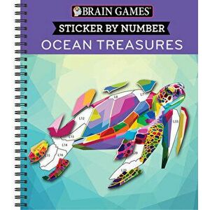 Brain Games - Sticker by Number: Ocean Treasures, Spiral - *** imagine