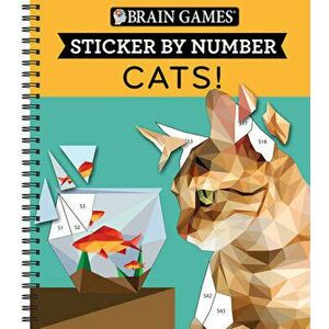 Brain Games - Sticker by Number: Cats!, Spiral - *** imagine