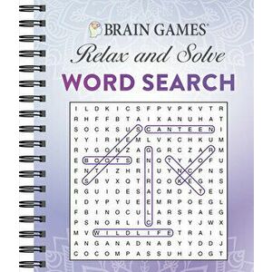 Brain Games - Relax and Solve: Word Search (Purple), Spiral - *** imagine