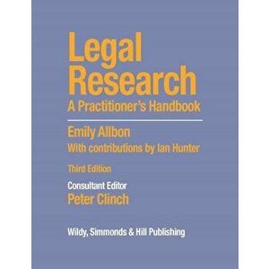 Legal Research: A Practitioner's Handbook, Hardback - Emily Allbon imagine