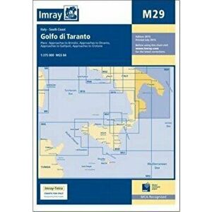Imray Chart M29. Golfo Di Taranto, Paperback - *** imagine