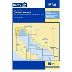 Imray Chart M34. Golfo Di Venezia, Paperback - *** imagine