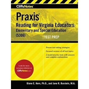Cliffsnotes Praxis Reading for Virginia Educators: Elementary and Special Education (5306), Paperback - Jane R. Burstein imagine