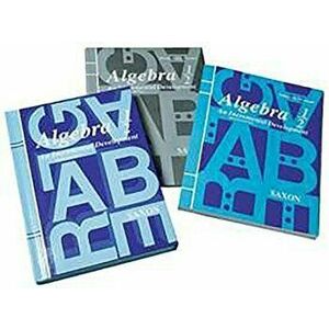 Algebra 1/2 Homeschool Kit: An Incremental Development [With Solutions Manual], Hardcover - Saxon Publishers imagine