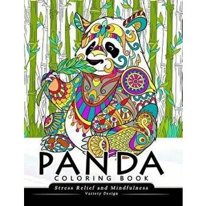 Panda Coloring Book: Stress-relief Coloring Book For Grown-ups, Adults (Animal Coloring Book), Paperback - Balloon Publishing imagine
