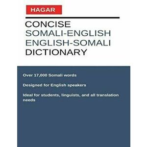 Concise Somali-English/English-Somali Dictionary, Paperback - Hagar Dictionaries imagine