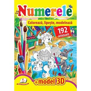 Coloreaza, lipeste, modeleaza- Model 3D - Numerele - *** imagine