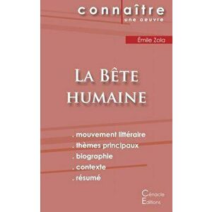 Fiche de lecture La Bte humaine (Analyse littraire de rfrence et rsum complet), Paperback - Emile Zola imagine