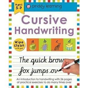 Cursive Handwriting. Wipe Clean Workbooks, Paperback - Roger Priddy imagine