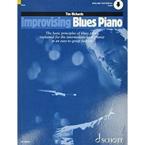 Improvising Blues Piano. The Basic Principles of Blues Piano Explained for the Intermediate-Level Pianist in an Easy-to-Grasp Fashion, Sheet Map - Tim imagine