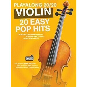 Playalong 20/20 Violin. 20 Easy Pop Hits (Book/Audio Download), Paperback - *** imagine