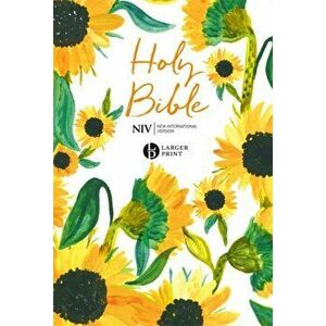 NIV Larger Print Soft-tone Bible, Paperback - New International Version imagine