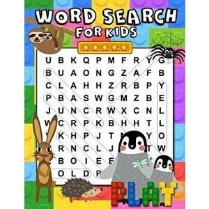 Word Search For Kids: 100 Fun and Educational Word Search Puzzles for Kids ages 6-8 Search & Find Activity Book to Improve Vocabulary, Spell, Paperbac imagine