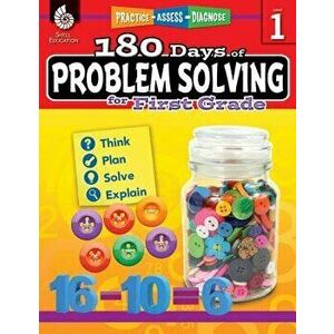 180 Days of Problem Solving for First Grade: Practice, Assess, Diagnose, Paperback - Kristy Stark imagine
