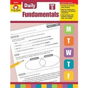 Daily Fundamentals, Grade 5, Paperback - Evan-Moor Educational Publihsers imagine