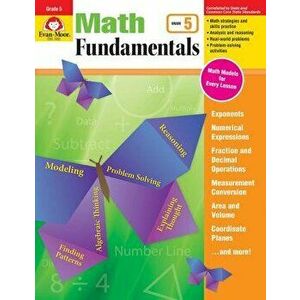 Math Fundamentals, Grade 5, Paperback - Evan-Moor Educational Publishers imagine