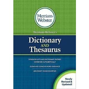 Merriam-Webster's Dictionary and Thesaurus, Hardcover - Merriam-Webster imagine