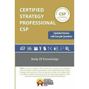 Certified Strategy Professional CSP Body of Knowledge, Paperback - CCLM Canada imagine