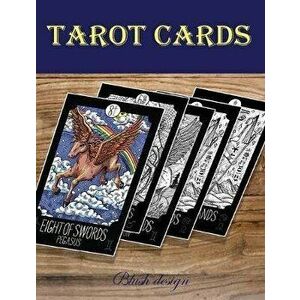 Tarot Cards: Adult Coloring Book, Hardcover - Blush Design imagine