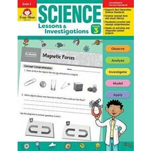 Science Lessons and Investigations, Grade 3, Paperback - Evan-Moor Educational Publishers imagine