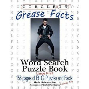 Circle It, Grease Facts, Word Search, Puzzle Book, Paperback - *** imagine