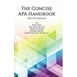 The Concise APA Handbook APA 7th Edition (hc), Hardcover - Paul Iida imagine
