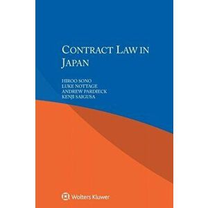 Contract Law in Japan, Paperback - Hiroo Sono imagine
