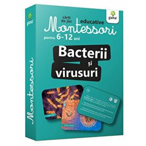Montessori. Bacterii si virusuri. Carti de joc educative pentru 6-12 ani - *** imagine