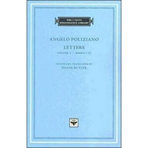 Letters, Hardback - Angelo Poliziano imagine