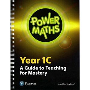Power Maths Year 1 Teacher Guide 1C, Spiral Bound - *** imagine