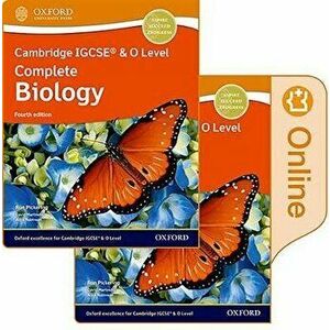 Cambridge IGCSE (R) & O Level Complete Biology: Print and Enhanced Online Student Book Pack Fourth Edition. 4 - Ron Pickering imagine