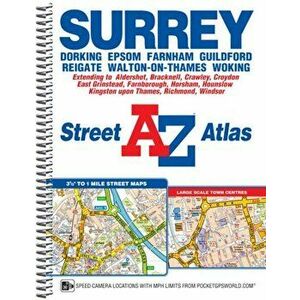 Surrey Street Atlas. 8 ed, Spiral Bound - Geographers' A-Z Map Company imagine