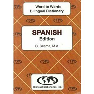 English-Spanish & Spanish-English Word-to-Word Dictionary, Paperback - C. Sesma imagine
