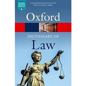A Dictionary of Law. 10 Revised edition, Paperback - *** imagine