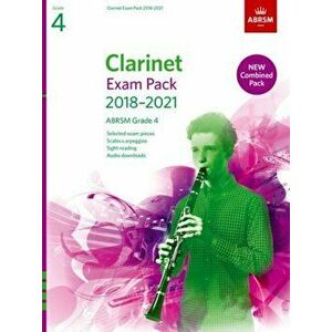 Clarinet Exam Pack 2018-2021, ABRSM Grade 4. Selected from the 2018-2021 syllabus. Score & Part, Audio Downloads, Scales & Sight-Reading, Sheet Map - imagine