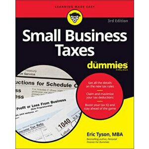 Small Business Taxes For Dummies, 3rd Edition, Paperback - E Tyson imagine