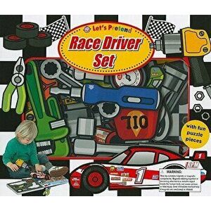 Let's Pretend Race Driver Set. With Fun Puzzle Pieces, Board book - Roger Priddy imagine