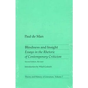 Blindness and Insight: Essays in the Rhetoric of Contemporary. 2nd Revised ed., Paperback - Paul De Man imagine