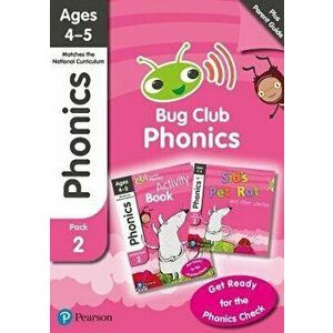 Phonics - Learn at Home Pack 2 (Bug Club), Phonics Sets 4-6 for ages 4-5 (Six stories + Parent Guide + Activity Book) - Monica Hughes imagine